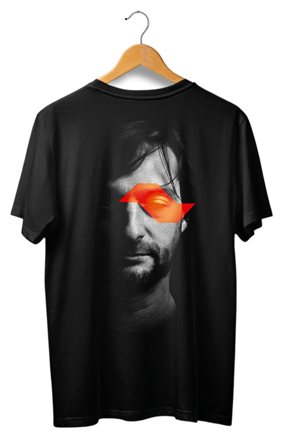 Camiseta unisex preta RICARDO VILLALOBOS - NO-SHOW
