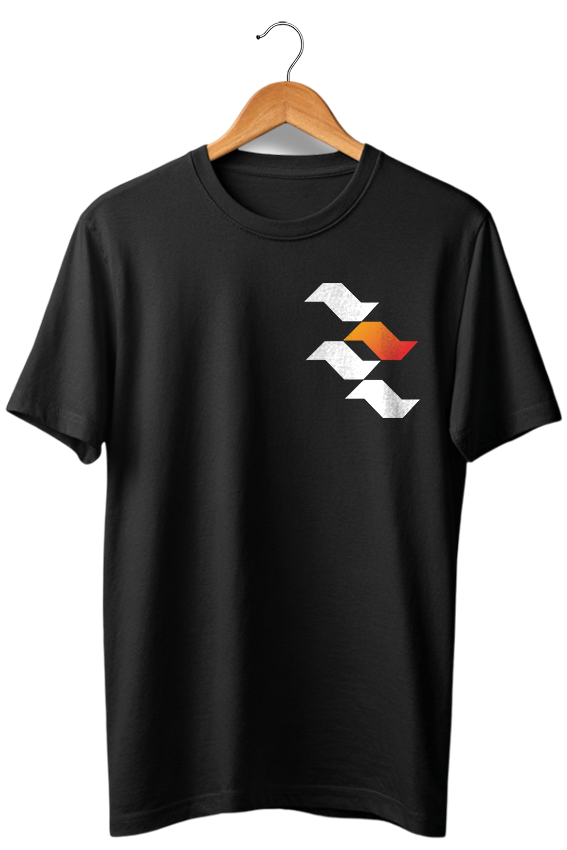 Camiseta unisex preta RICARDO VILLALOBOS - NO-SHOW