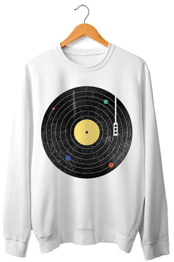 Moletom careca VINIL PLANETS
