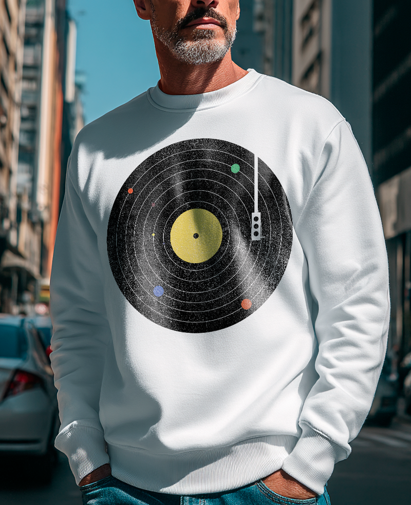 Moletom careca VINIL PLANETS