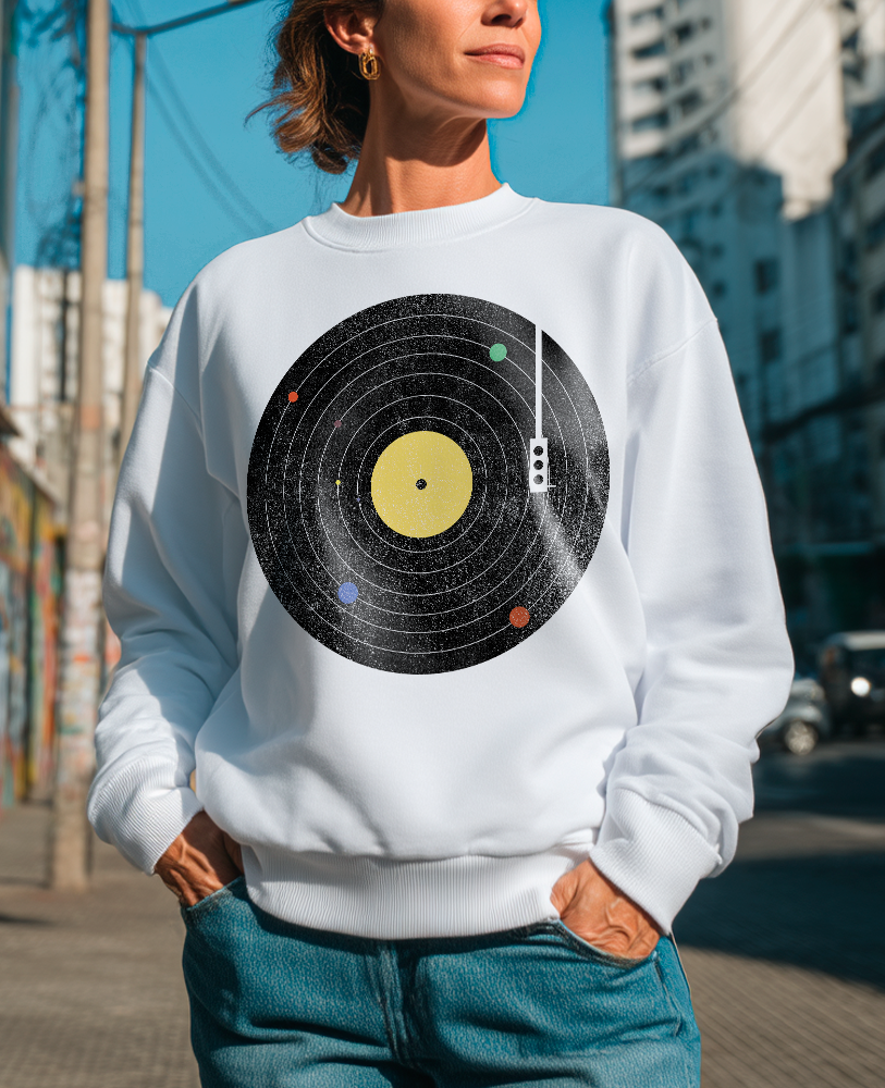 Moletom careca VINIL PLANETS